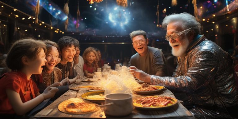 宇宙舅舅开学宴16外甥聚餐200水饺温情画面