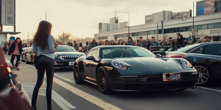 保时捷女车主占两位引发冲突 车位纠纷上热搜引热议