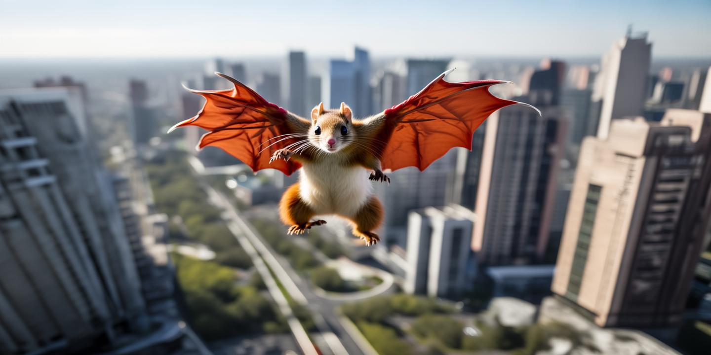 安康19楼红白鼯鼠上演翼装飞行 拍摄者:六七年来无人打扰插图 安康19楼红白鼯鼠上演翼装飞行 拍摄者:六七年来无人打扰