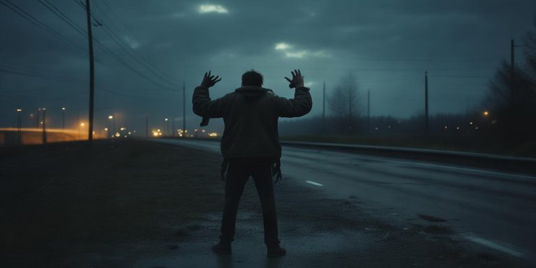 丈夫深夜被妻子扔上高速走后还报警吗