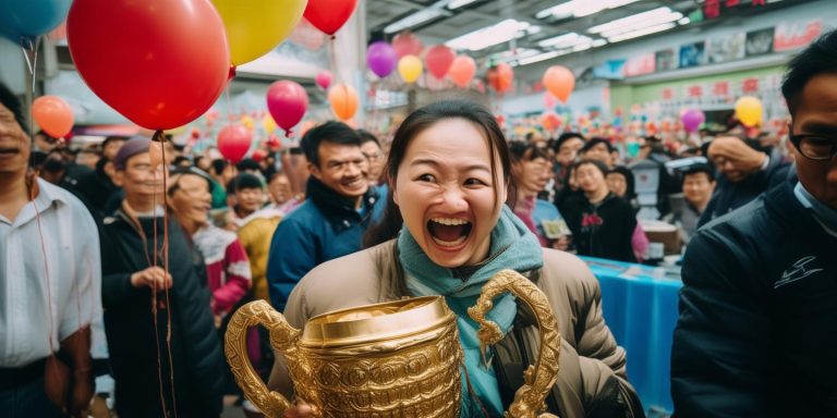 安徽女子20元彩票中100万喜提大奖激动领奖