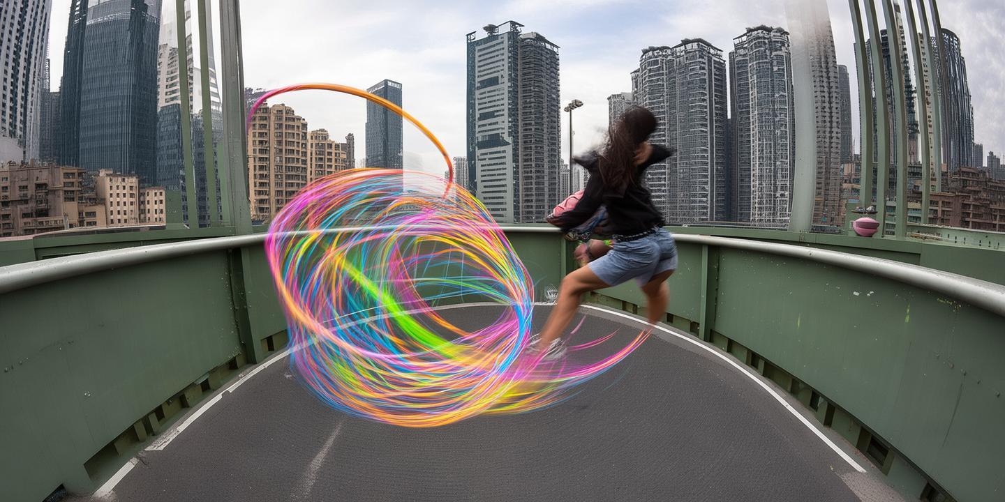 重庆高架桥女子网状线转呼啦圈 交警回应危险行为将批评教育插图 重庆高架桥女子网状线转呼啦圈 交警回应危险行为将批评教育