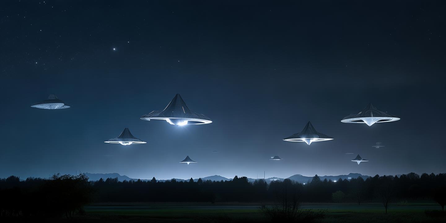 河南商丘永城夜空现两排不明飞行物 静止悬停半分钟引关注插图 河南商丘永城夜空现两排不明飞行物 静止悬停半分钟引关注