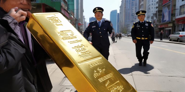 深圳市民街头捡获2267.83克巨型金条 警方协助物归原主