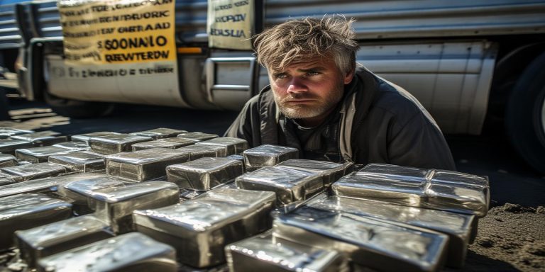 货车司机失13块银砖 每块悬赏2万 寻找失物