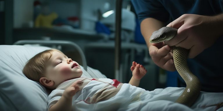 宝宝被蝮蛇咬伤 家长拎蛇送医36小时脱险：冷静处置显关键