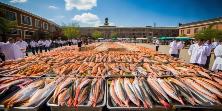 高校捕捞80000斤鱼免费宴请师生 十天全鱼盛宴享美味