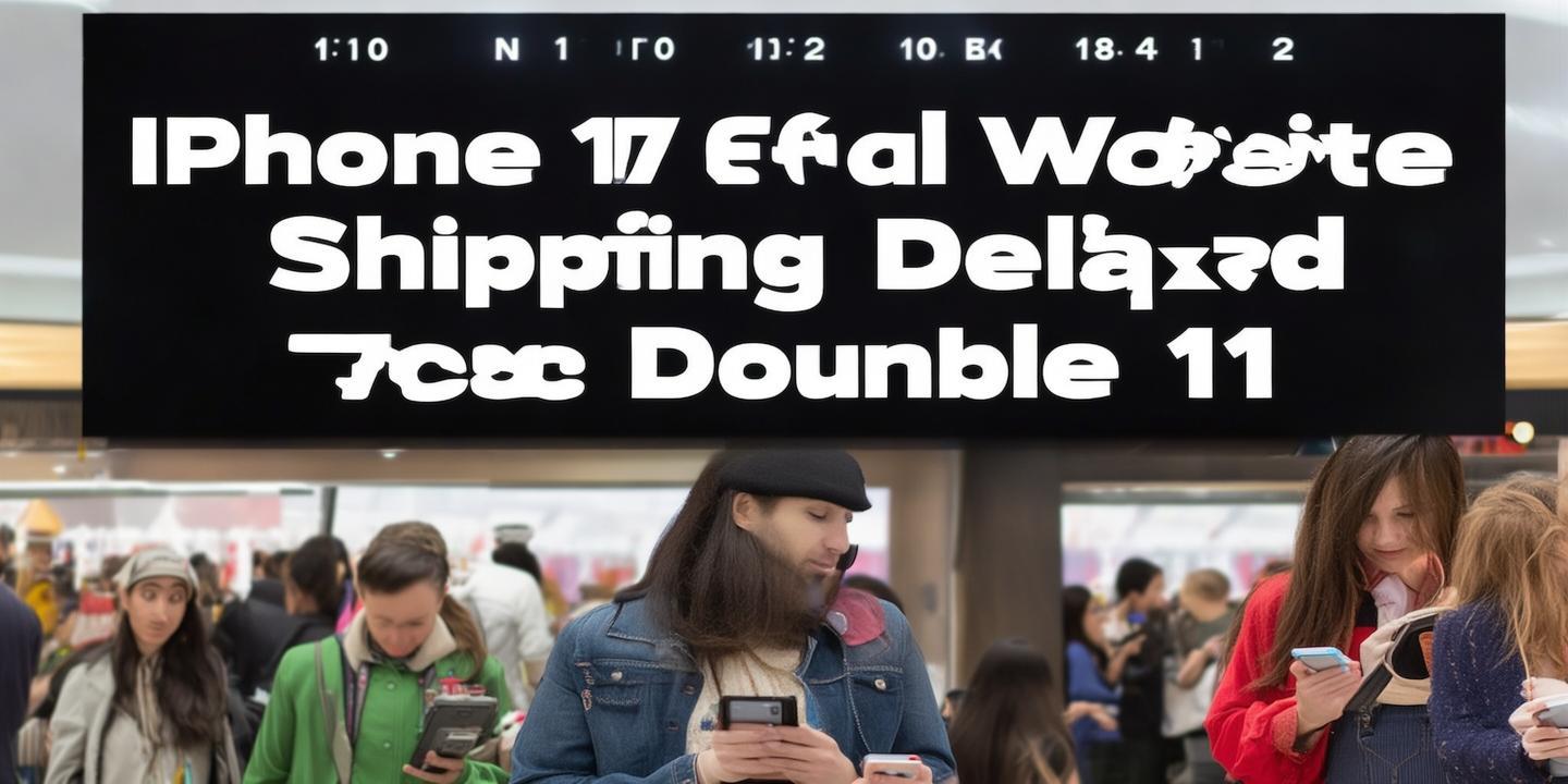 iPhone 17官网发货延迟至双11 消费者需等待多久插图 iPhone 17官网发货延迟至双11 消费者需等待多久