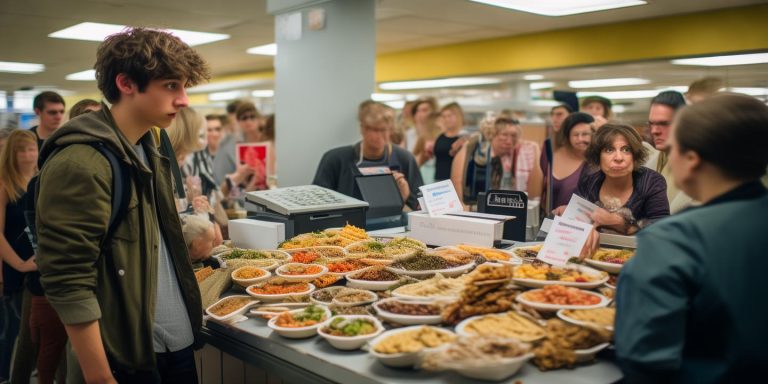 大学生误把自选餐当自助餐 结账50多引热议