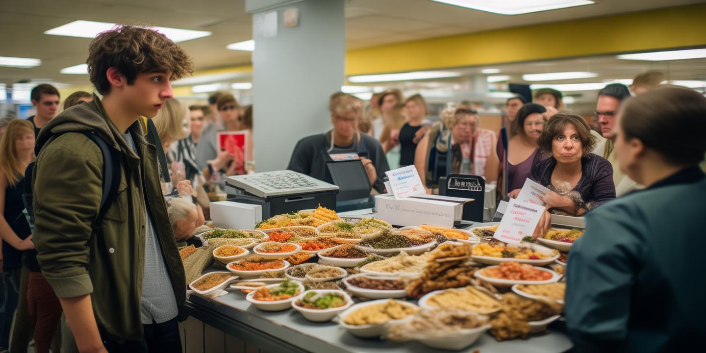 大学生误把自选餐当自助餐 结账50多引热议插图 大学生误把自选餐当自助餐 结账50多引热议