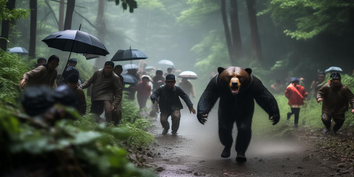 重庆男子采菌遇黑熊袭击 村民冒雨紧急救援脱险插图 重庆男子采菌遇黑熊袭击 村民冒雨紧急救援脱险