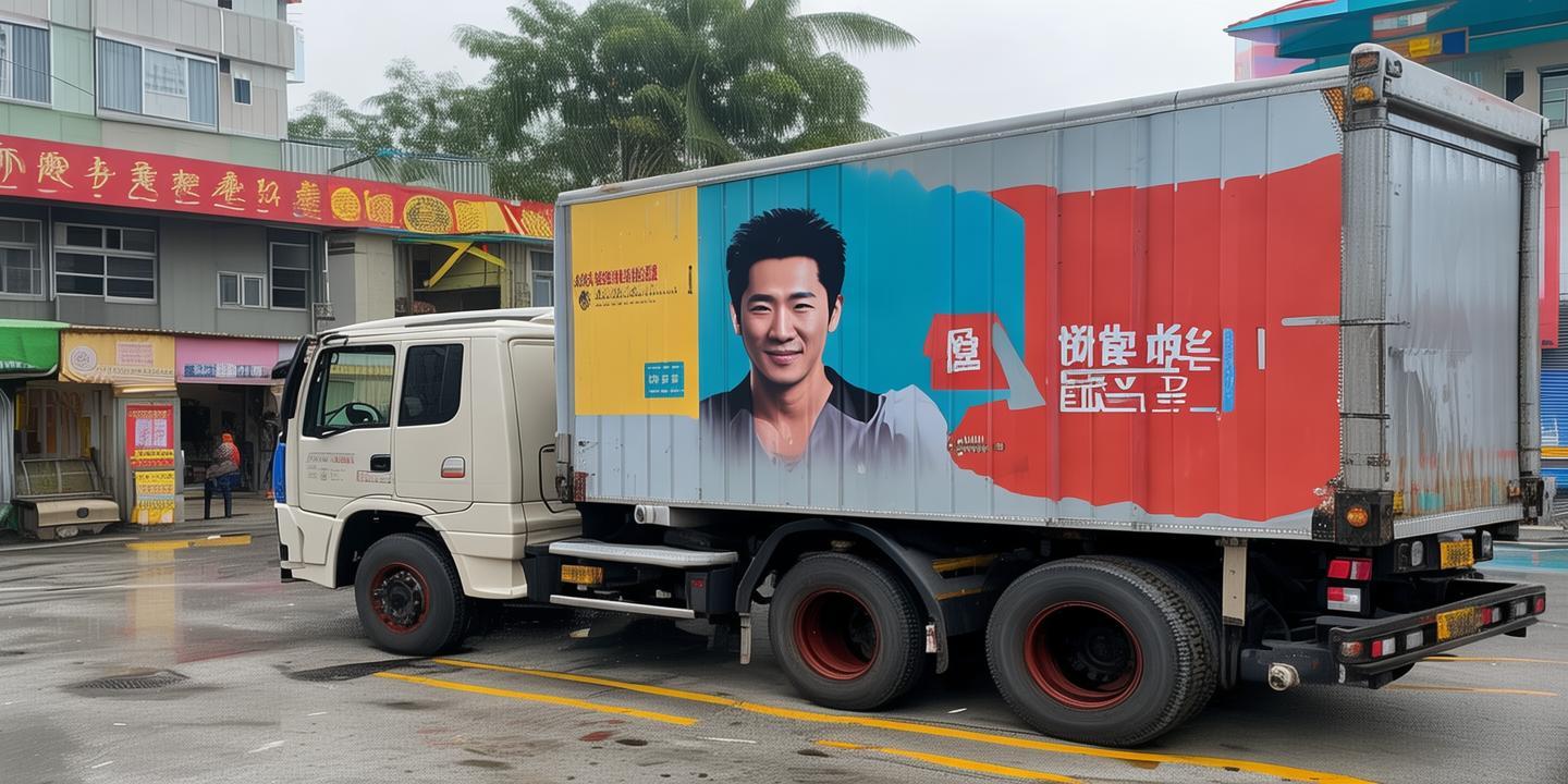 广东硬核防台风 租卡车护店 谢霆锋贴图显创意插图 广东硬核防台风 租卡车护店 谢霆锋贴图显创意插图