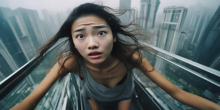 香港60层女生亲历台风摇晃体验像坐地铁