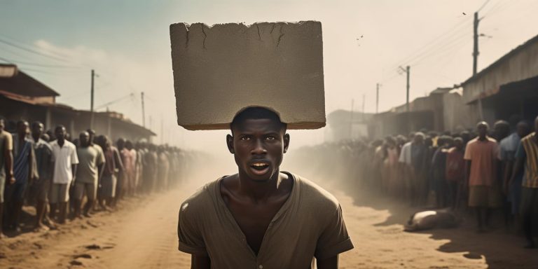 尼日利亚男子头顶水泥赌约10秒倒地4天身亡