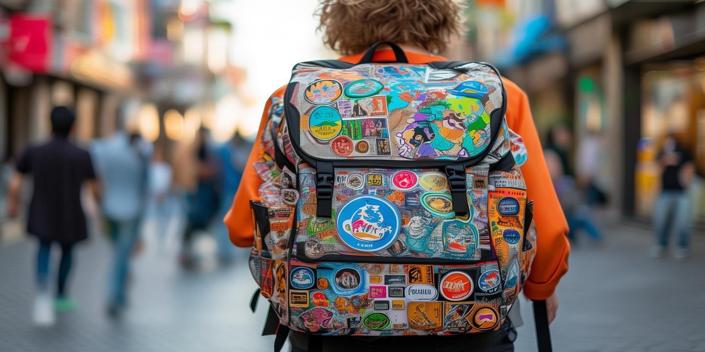 年轻人背包挂满世界 展个性圈层认同新风尚插图 年轻人背包挂满世界 展个性圈层认同新风尚