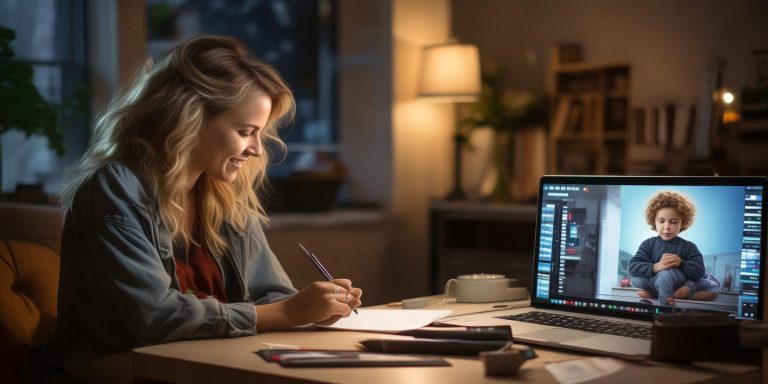 宝妈直播云监工孩子写作业涨粉过千引热议