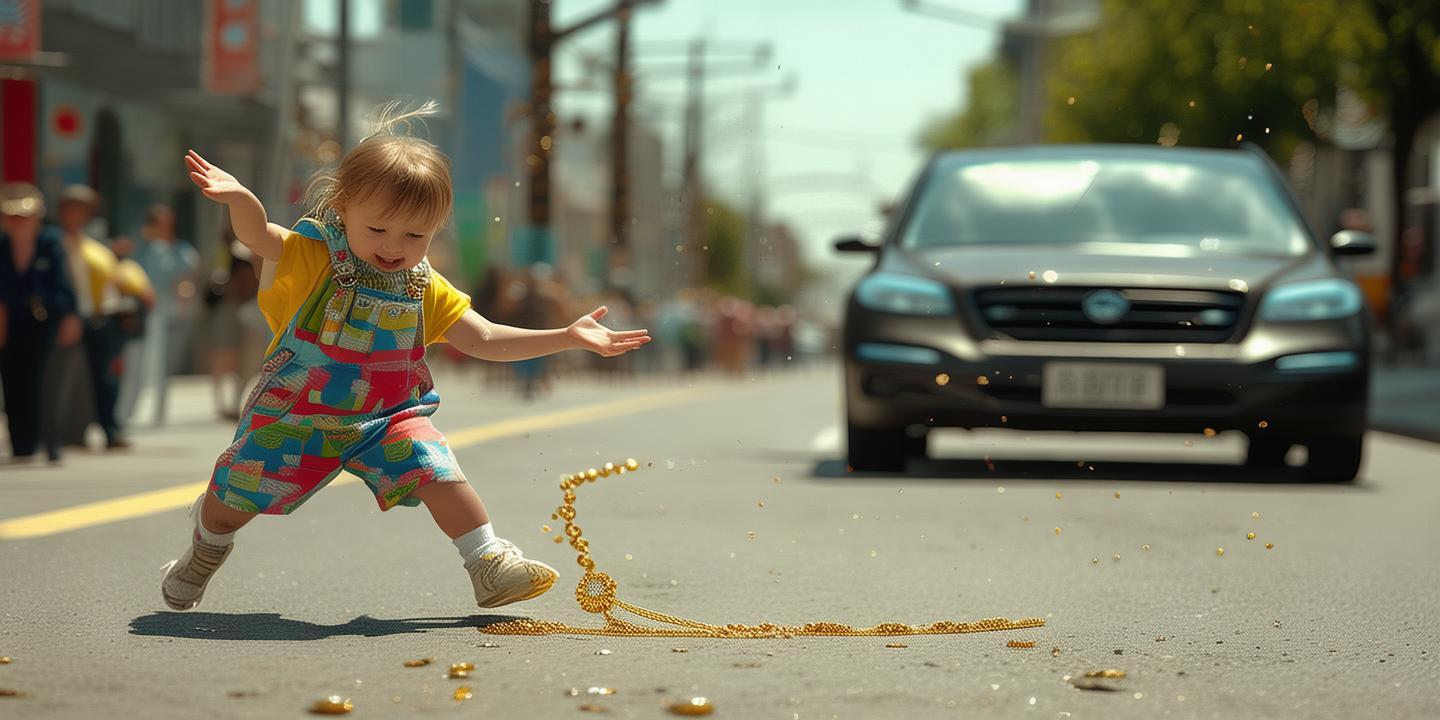 高速熊孩子扔金项链 父母停车寻引发危险被罚插图 高速熊孩子扔金项链 父母停车寻引发危险被罚