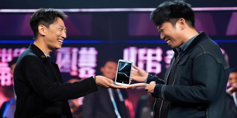 影视飓风Tim现场送罗永浩iPhone 17 Pro Max 2TB 罗永浩惊喜获赠