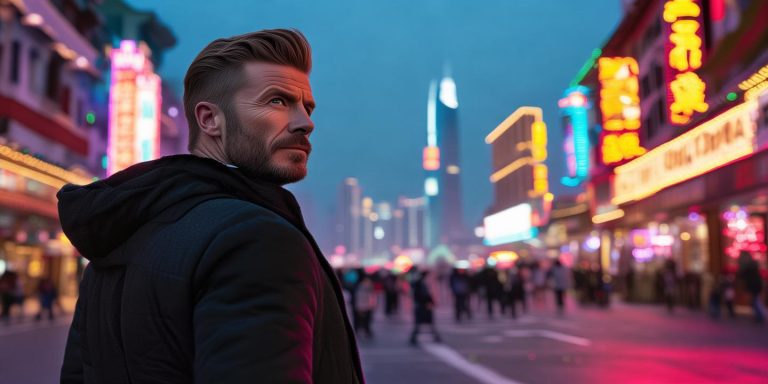 贝克汉姆澳门上海跨城寻LABUBU 潮玩热引全球关注