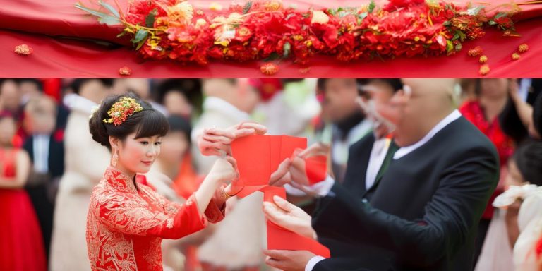 广东新人摸红包折角返还宾客 特色婚俗引关注