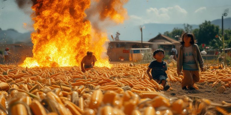 走亲戚掰玉米爆火200万 @毒语电影凭啥逆袭