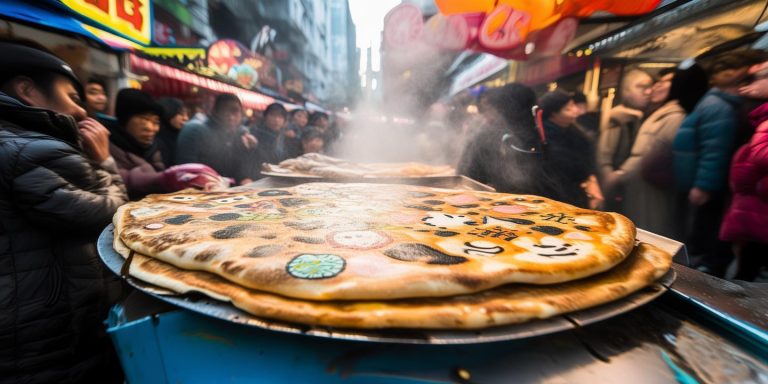 成都创意煎饼走红顾客排5小时抢定制卡通图案