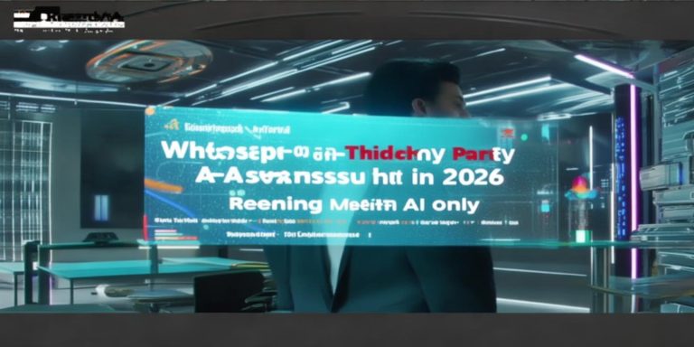 WhatsApp禁止第三方AI助手2026年生效 仅保留Meta AI独占