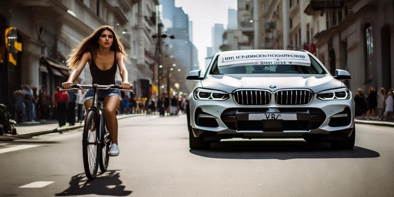 女子逆行骑车炫学历引热议 宝马X5学历高就逆行