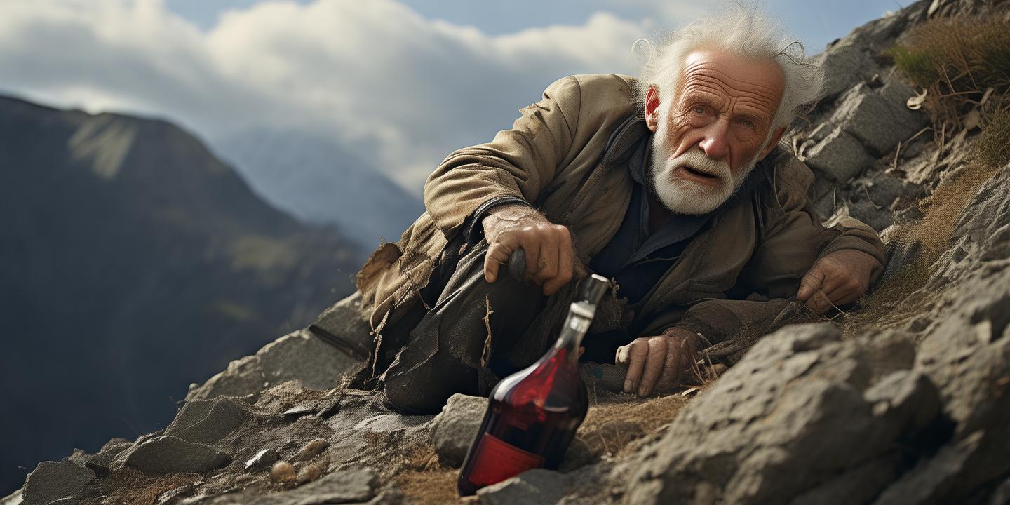 法国77岁老人坠崖被困3天靠红酒求生