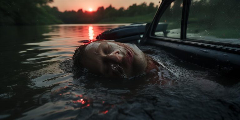 醉驾男子酣睡醒来车在河里 刑责难逃