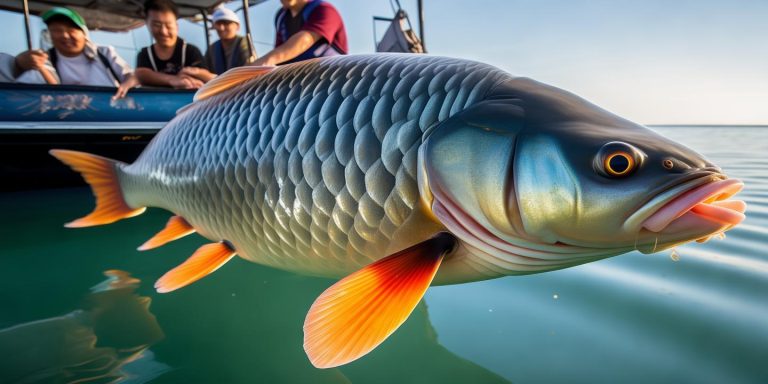 青岛三十斤大鲤鱼成“老熟人”主动讨食钓友喜相逢