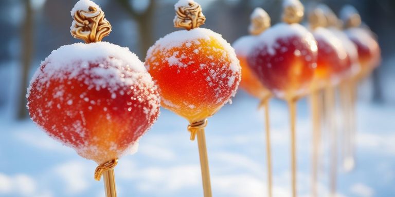 奶皮子糖葫芦成冬日顶流 新奇搭配甜蜜醇香