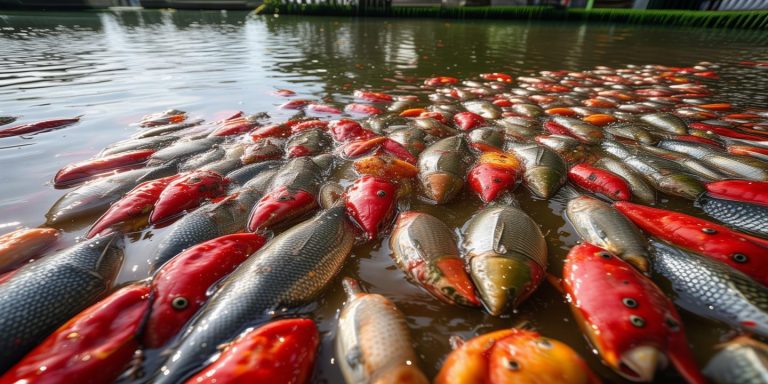 辣椒喂鱼长沙鱼塘主创新养殖 鱼体更美味更鲜