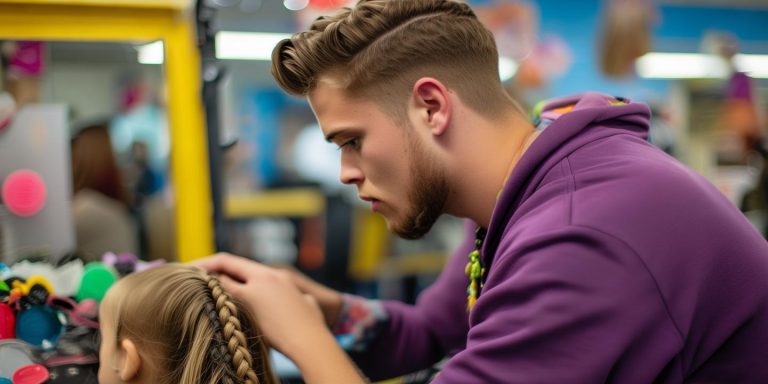 00后男幼师成发型主理人扎辫走红获赞情绪价值拉满