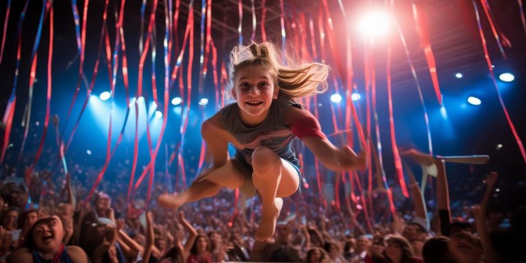 11岁女孩1分钟75连翻创新高 连续4年霸占吉尼斯世界纪录