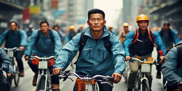 50元冲锋衣骑手同款成打工人最爱