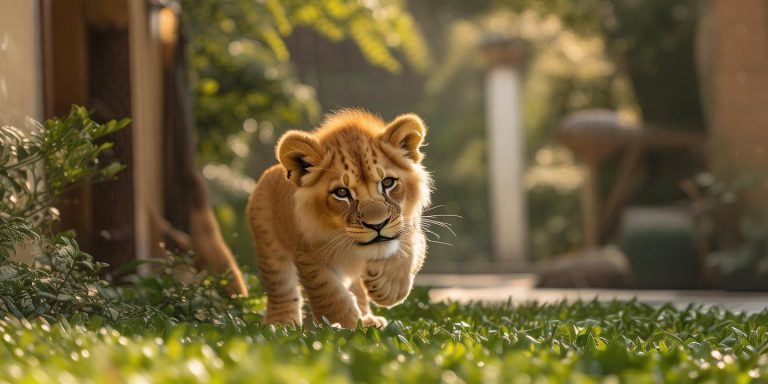 江苏酒店小狮子叫醒服务628元体验全程饲养员陪伴