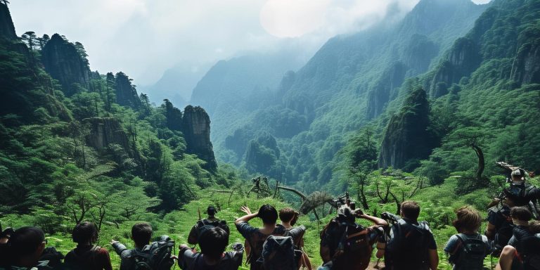 张家界荒野求生直播火爆48亿围观全网接力剪辑