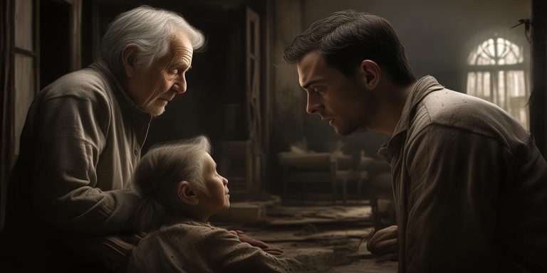 男子跪别空宅叩别父母：珍惜眼前老人莫留遗憾