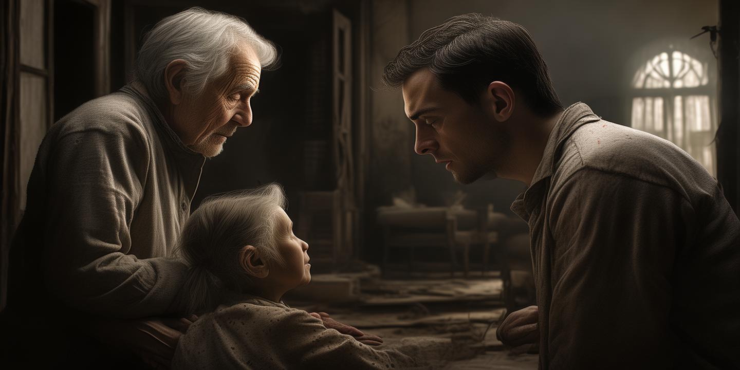 男子跪别空宅叩别父母：珍惜眼前老人莫留遗憾