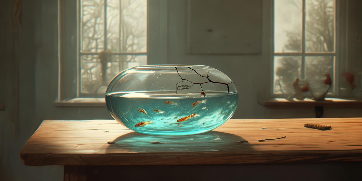 女子离家一年鱼缸变鱼刺 提醒养鱼注意保湿