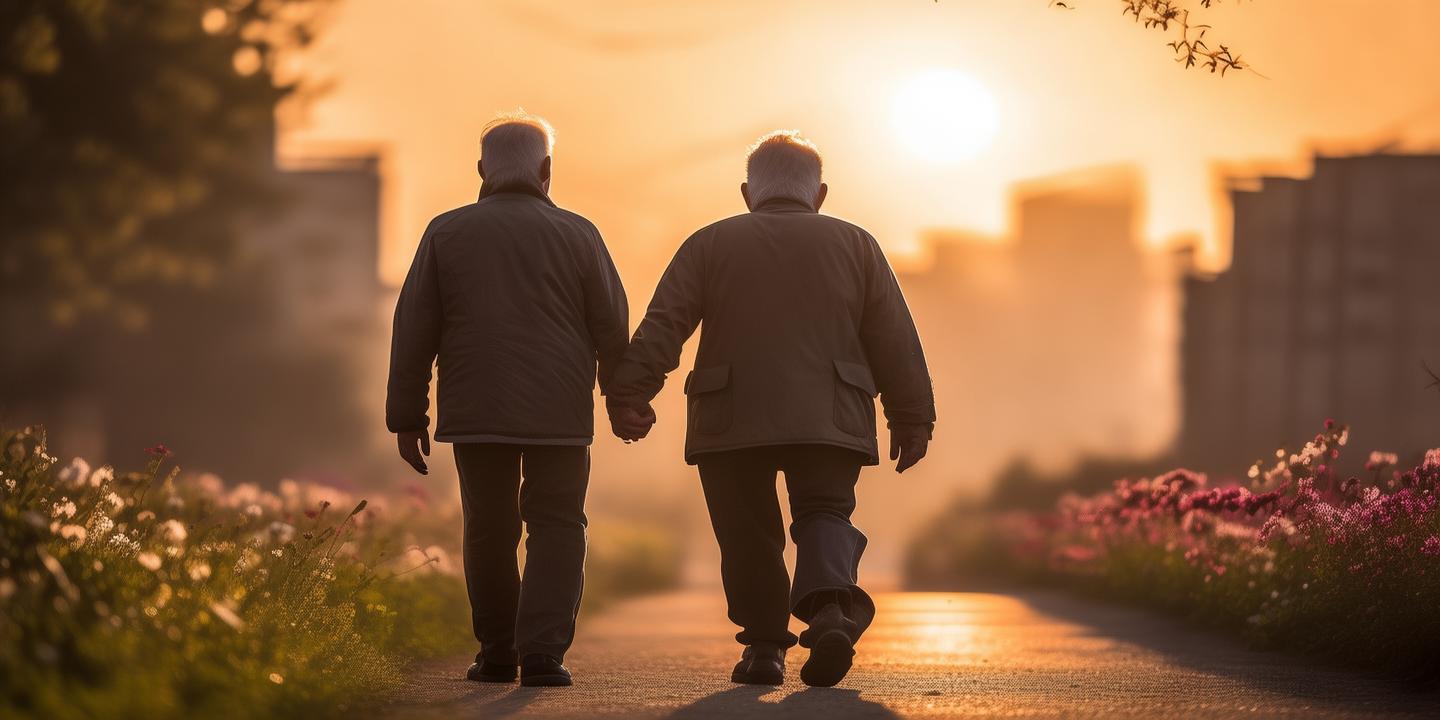 61岁儿子载百岁父亲晨练三年多 感动全网