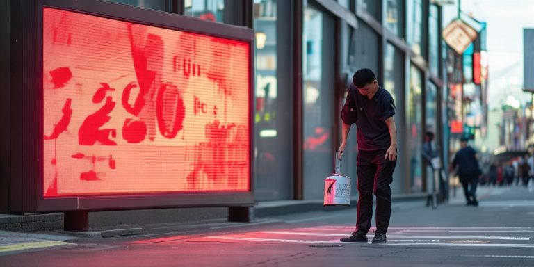 男子路边画车位被罚4200元 监控拍下全过程