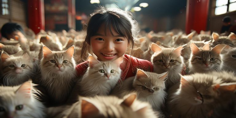 女孩养百流浪猫蹭近百场婚宴献爱心附赠红包