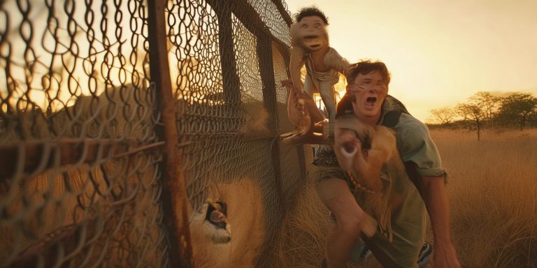 巴西19岁男子翻越围栏闯入狮子区被咬死 监控全程记录