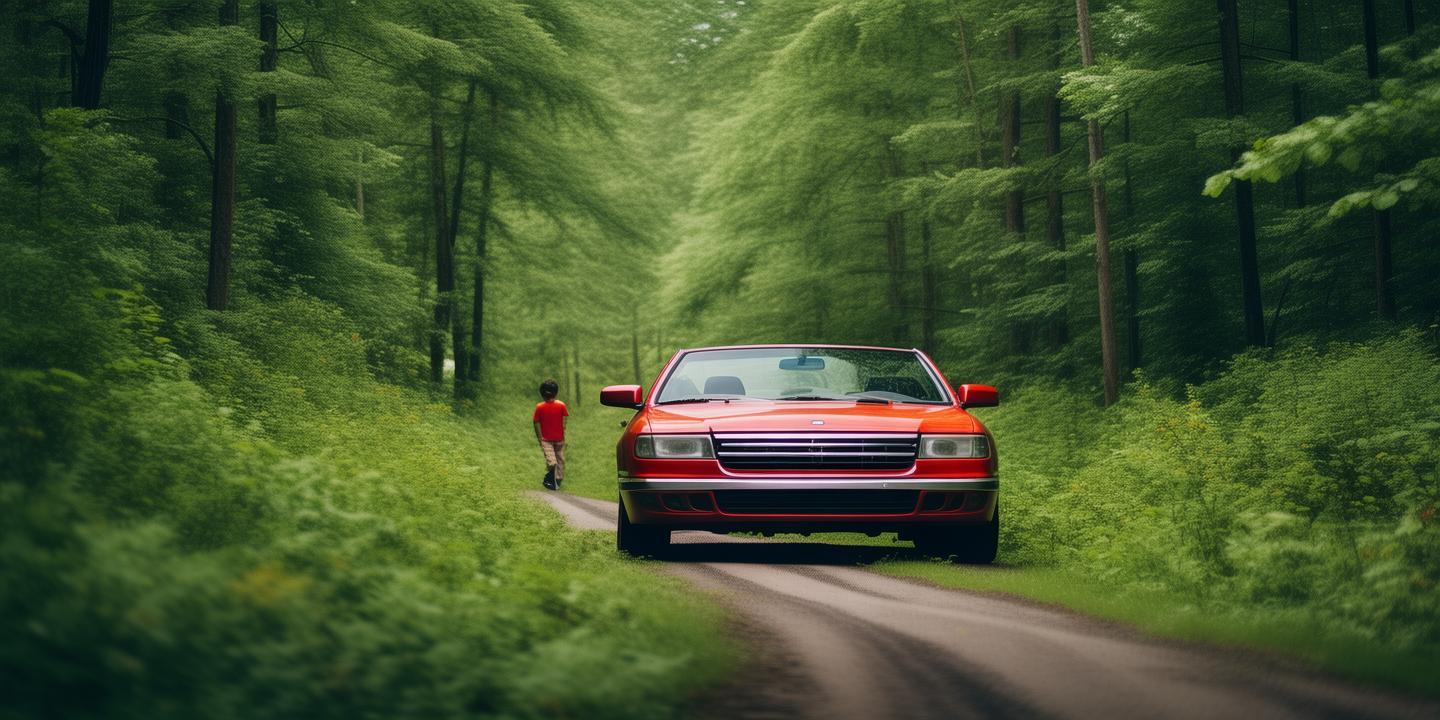 父母开车两圈没发现撞树男孩 网友调侃撞衫变撞树