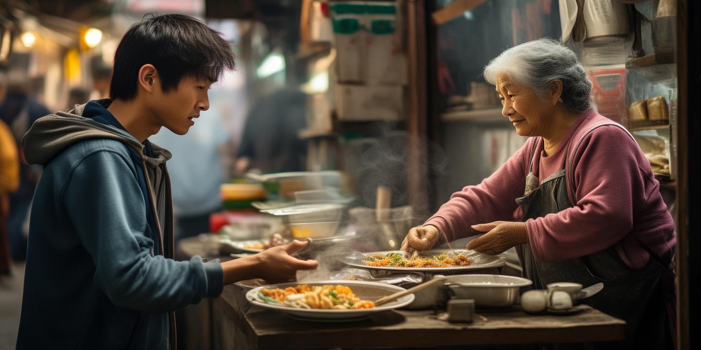 济南小伙仅剩2元买饭 店长暖心送菜感恩收拾餐桌