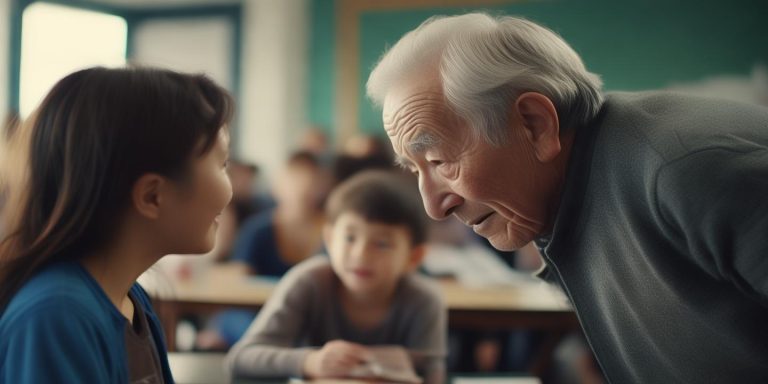 爷爷为孙子44分致歉老师感动网友