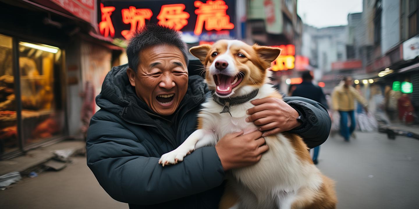 镇江爱犬遭偷幸得及时找回 幸亏没晚到片刻狗肉店寻回爱犬