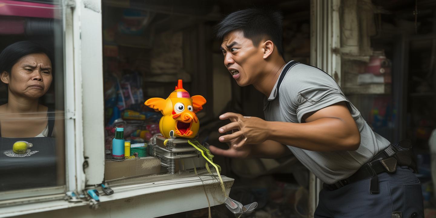 泰国男子十年狂按尖叫鸡骚扰女邻居 警方介入调查